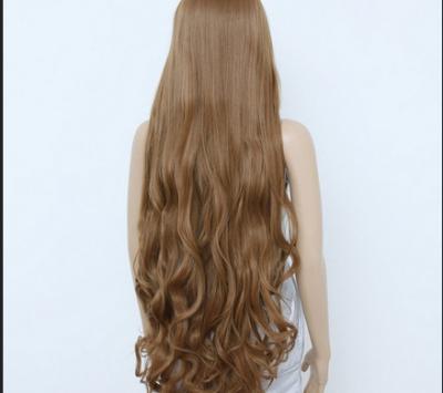 China Deep Curly Human Hair Wigs Medium Brown Color / unprocessed virgin human hair for sale