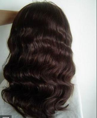 China Perucas completas do cabelo humano do laço do Virgin não processado com cabelo do bebê ao redor, 12 polegadas - 28 polegadas à venda