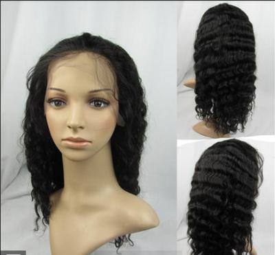 China Pelucas reales del cabello humano de la onda 100 del cuerpo para las pelucas naturales del frente del cordón de las mujeres en venta