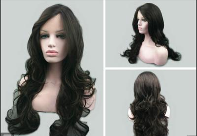 China 7A Black Deep Wave Natural Human Hair Wigs No Shedding No Tangle for sale