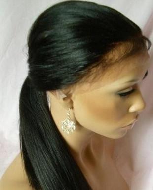 Chine Perruques non-traitées de dentelle d'avant de cheveux de Vierge avec des cheveux de bébé autour, 12 pouces - 28 pouces à vendre