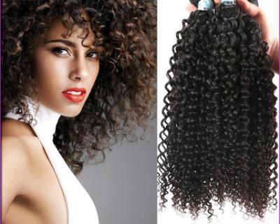 China No Shedding Fade Brazilian Curly Human Hair Extensions With Natural Hair Line for sale