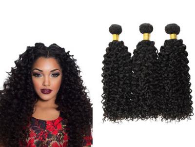 China Soft Smooth Brazilian Curly Human Hair Extensions Double Wefted Human Hair Extensions for sale