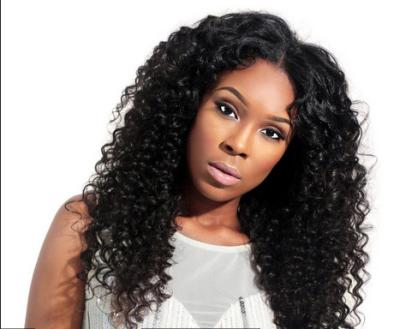 China Original 100% Remy Virgin Unprocessed Peruvian Human Hair Kinky Curly 1B # Color for sale