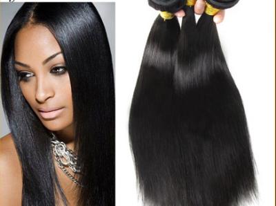 China Long Straight 1b# Peruvian Human Hair 12-28 Inch Hair Extensions for sale
