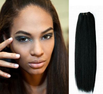 China Jet Black Micro Weft Silk Straight / cambodian loose curly hair for sale