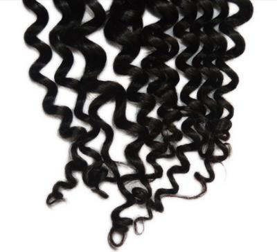 China Black Women Loose Curly Virgin Cambodian Hair / 100 Real Human Hair  for sale