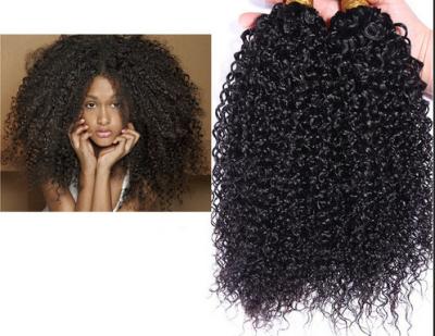 China Original Unprocessed  Grade 6a Virgin Hair Bundles brazilian hair Extension deep curly for sale