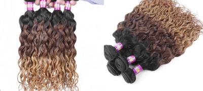 China Spring Curl Funmi Grade 7A Virgin Hair Bundles Two Tone 100g 14 Inch Length for sale