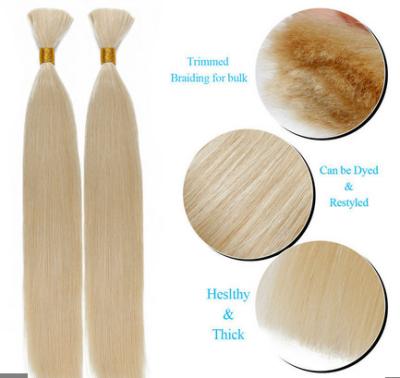 China Ash Blonde Virgin Remy Hair , Russian Straight Virgin Hair With Smooth And Soft for sale