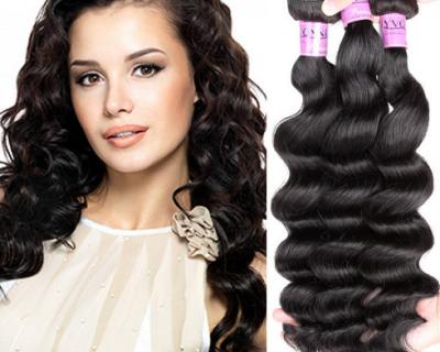Chine Les prolongements 100% de cheveux de Remy tissent les paquets bouclés frisés indiens de cheveux noirs à vendre