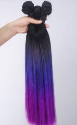 China Weiche lange synthetische hitzebeständige Haar-Bonderweiterungs-seidiger gerader 20 Zoll zu verkaufen