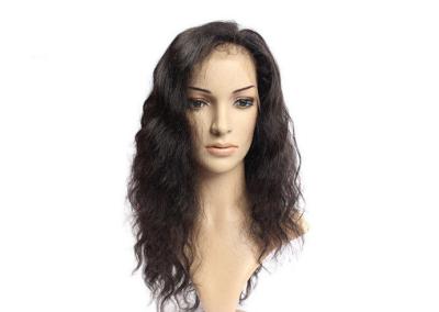 China Unprocessed Real Human Glueless Lace Front Wigs Natural Wave For Black Women for sale