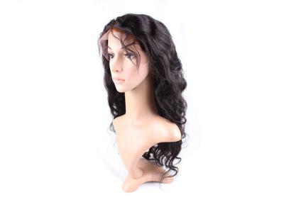 China Tangle Free Human Lace Front Wigs , 100% Unprocesed Mongolian Hair Wigs for sale