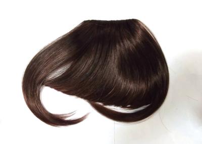 China Tangle Free 100% Remy Full Lace Human Hair Wigs Straight Layered Brown for sale
