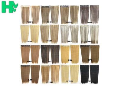 China Synthetic Blonde Hair Extensions Korean Straight Human Hair Weave for sale