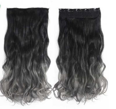 China Ombre Synthetic Hair Extensions , Synthetic One Piece Hair Extensions for sale