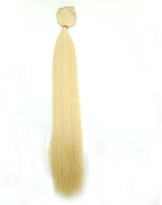 China Straight 100g 613 Golden Blonde Clip In Human Hair Extension With Pure Color for sale