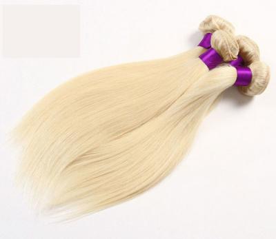 China Remy Blond Color Human Hair Extensions / Colored Weave Hair Extensions for sale