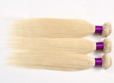 China Bright Colored Human Hair Extensions , Blonde Human Hair Extensions for sale