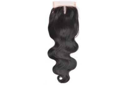 China Cierre atado mano del cordón del pelo de la Virgen de la densidad el 130% duradero con cuidado apropiado en venta
