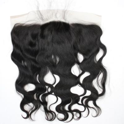 China Pre Plucked Lace Frontal 13x4 Virgin Curly Human Hair Wigs Top Closure Ear to Ear for sale