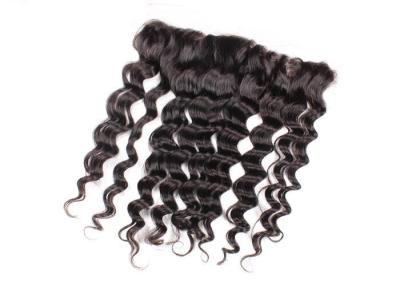 China Customized  Natural Wave Lace Frontal Closure Malaysian Hair 13 * 4 for sale