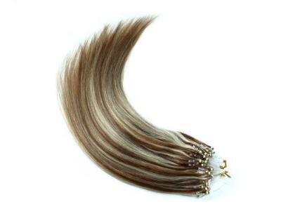 China As extensões cambojanas do cabelo do Virgin do micro anel reto de seda de 18 polegadas destacaram a cor à venda