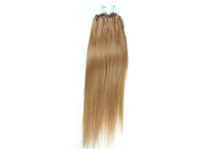 China Tangle Free Micro Loop Human Hair Extensions Golden Free Design for sale