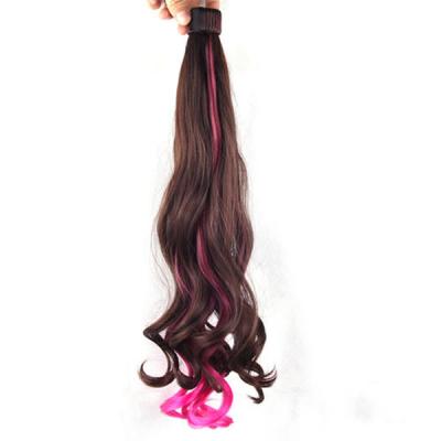 China No Tangle Machine Weft Ombre Real Hair Extensions / Ombre Loose Wave Weave for sale