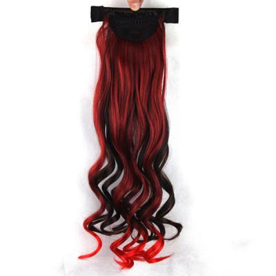 China Wine Red Ombre Human Hair Extensions No Shedding AAAAAAA Grade 30 Inch for sale