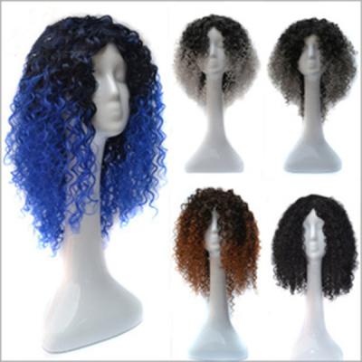 China Beautiful Ombre Human Hair Bundles , Blue 100% Pure Virgin Hair Extensions for sale