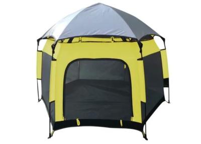 China Inflatable Air Tent  Poly Cotton  Yellow Water Proof Four-Season Tent for sale