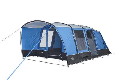 China Family Blue Double Inflatable Air Tent Waterproof PE Groundsheet for sale