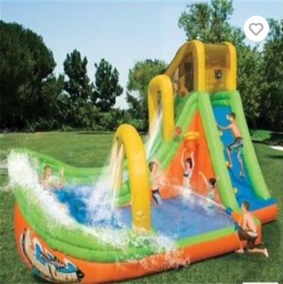 China Indoor and outdoor giant water slide high quality inflatable ladder water park for sale