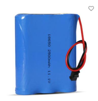 China Li-Ion Battery 18650 3S1P 11.1V Emergency Light Battery Pack for sale