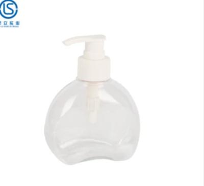 China 230ml Round Plastic Lotion Empty Hand Bottle With Soap Dispenser for sale