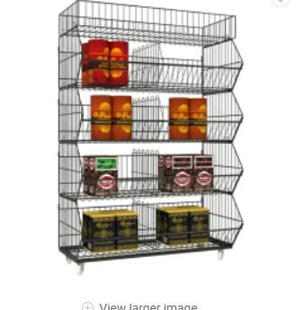 China Supermarket Grocery Retail Heavy Metal Display Stand Rack Shelves en venta