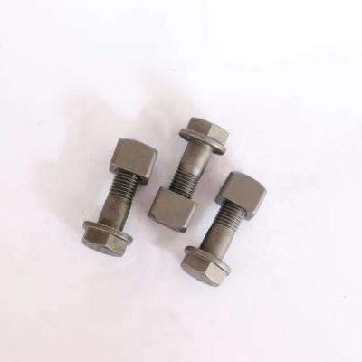 China M40 M28 M16 Railroad Track Bolts And Nuts Square Head for sale