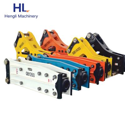 China HL125 Durable life mining spare parts all series excavator heavy duty concrete rock stone hydraulic hammer breaker for sale