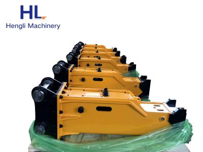 中国 HL45 Mini Skid Steer Hydraulic Breaker Construction Machinery Silenced Type 販売のため