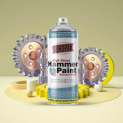 China Hammer Finish Spray Paint Aeropak 285g Rustoleum Hammered for sale