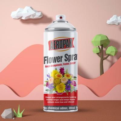 China 400ml Aerosol Spray Paint For Real Flower Natural Flower Colouring Spray for sale