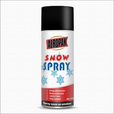 China Aeropak Snow Flocking Spray For Artificial Christmas Trees Party Decorations for sale