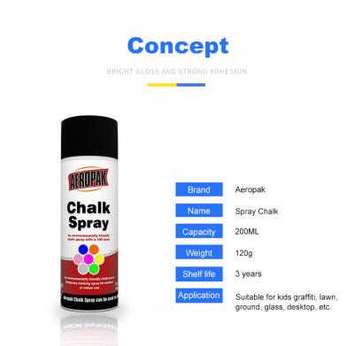 China 200ml Water Based Chalk Spray Paint Easy Washing Safe For Children for sale