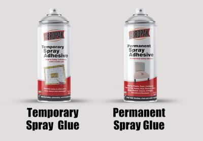 China Vorübergehender Spray-Kleber Aeropak für Stickerei-Gewebe-Spray-Kleber zu verkaufen