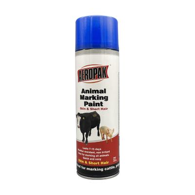 China Aeropak Livestock Fluorescent Sheep Marker Spray Paint 500ml for sale