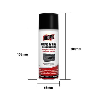 China Plastic And Vinyl Recolouring Car Interior Spray Paint 400ml Anti Faded for sale