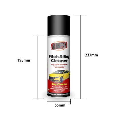 China Auto Pitch And Resin Cleaner Aerosol Cleaning Spray for remove bug Te koop