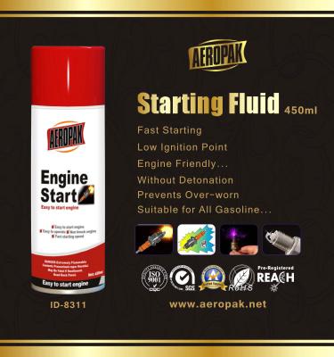 China Non Corrosive Starting Fluid Car Cleaning Products On Gasoline And Diesel Engines for sale